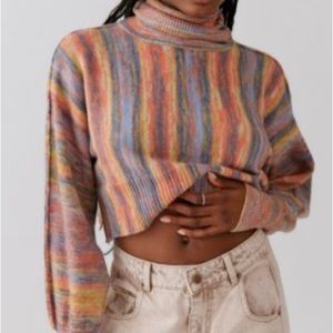 Urban outfitters Finley cropped turtleneck sweater -NWOT